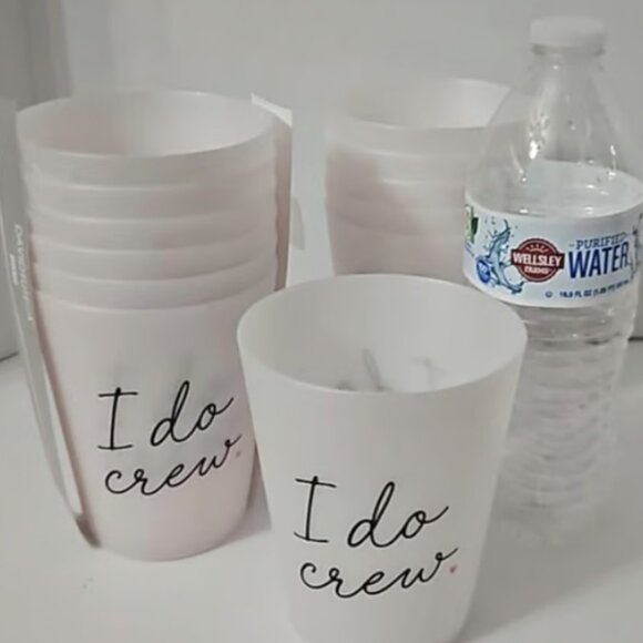 Other - Opened / unused  12 tumblers "I Do Crew"